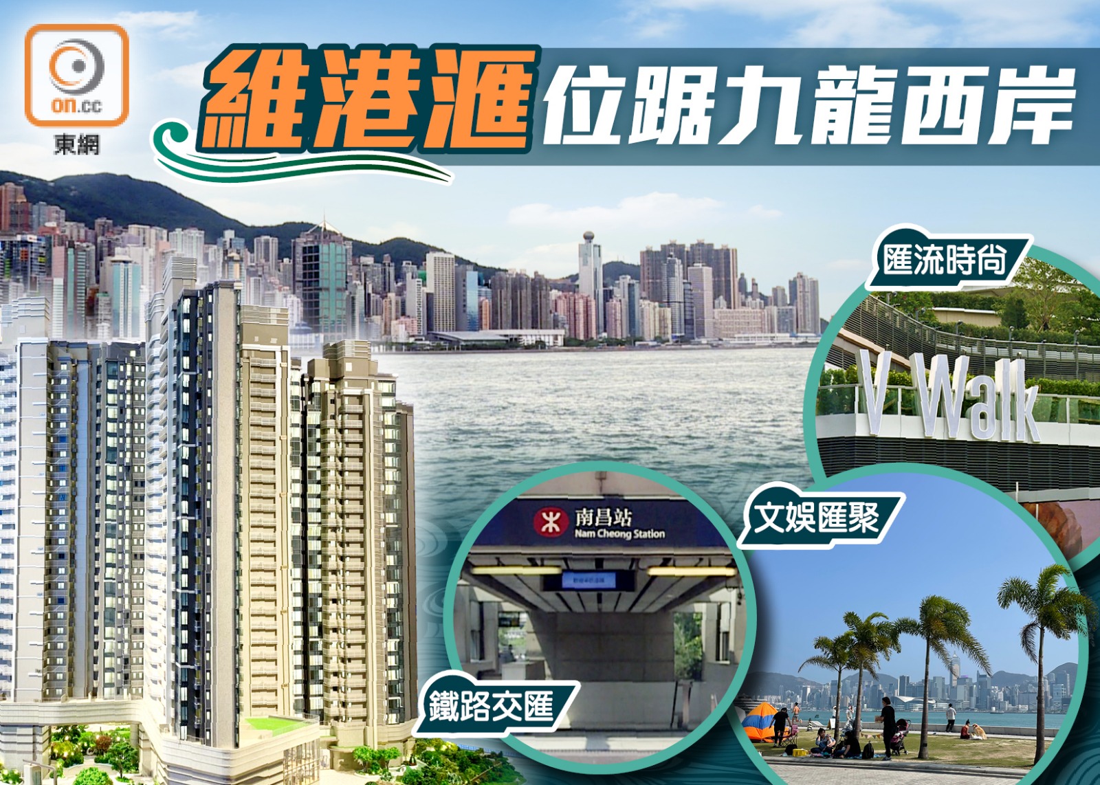 【靚盤快遞】西南九龍維港滙　集交通、文娛及靚景於一身